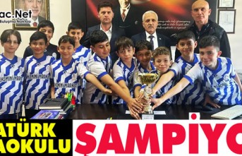 ATATÜRK ORTAOKULU FUTBOLDA ŞAMPİYON