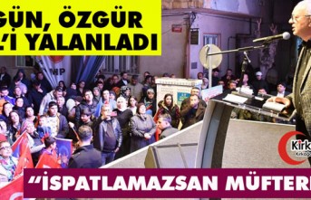 CENGİZ ERGÜN, ÖZGÜR ÖZEL'İ YALANLADI