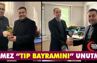 DÖNMEZ “TIP BAYRAMINI” UNUTMADI