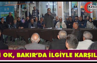 FEVZİ OK, BAKIR’DA İLGİYLE KARŞILANDI