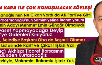 HÜSEYİN KARA İLE ÇOK KONUŞULACAK SÖYLEŞİ