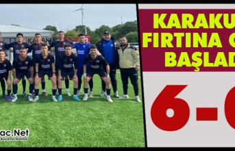 KARAKURTSPOR FIRTINA GİBİ BAŞLADI 6-0