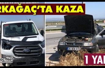 KIRKAĞAÇ'TA KAZA 1 YARALI