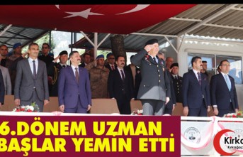 KIRKAĞAÇ’TA 36. DÖNEM UZMAN ERBAŞLAR YEMİN ETTİ