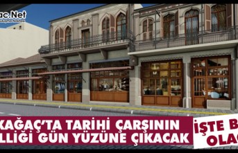 KIRKAĞAÇ’TA TARİHİ ÇARŞININ GÜZELLİĞİ GÜN YÜZÜNE ÇIKACAK