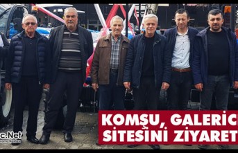 KOMŞU, GALERİCİLER SİTESİNİ ZİYARET ETTİ