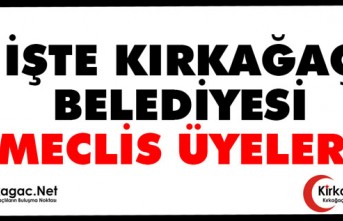 İŞTE KIRKAĞAÇ BELEDİYESİ MECLİS ÜYELERİ