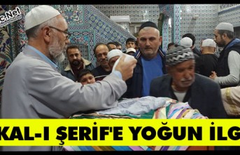 KIRKAĞAÇ'TA SAKAL-I ŞERİF'E YOĞUN İLGİ