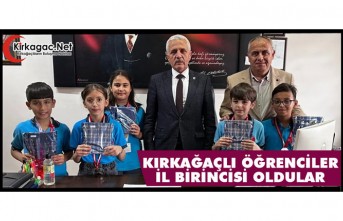 KIRKAĞAÇLI ÖĞRENCİLER İL BİRİNCİSİ OLDULAR