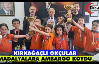 KIRKAĞAÇLI OKÇULAR MADALYALARA AMBARGO KOYDU