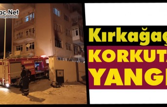 KIRKAĞAÇ’TA KORKUTAN YANGIN