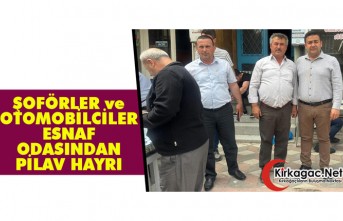 ŞOFÖRLER ve OTOMOBİLCİLER ESNAF ODASINDAN PİLAV...