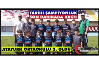 TARİHİ ŞAMPİYONLUK SON DAKİKADA KAÇTI 