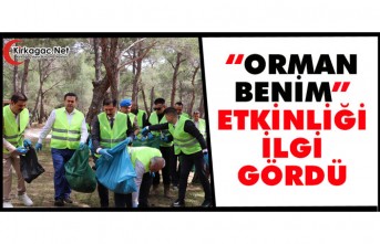 “ORMAN BENİM” ETKİNLİĞİ İLGİ GÖRDÜ