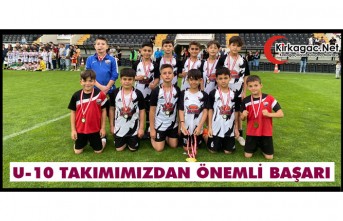 U-10 TAKIMIMIZDAN ÖNEMLİ BAŞARI