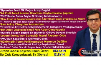 EMİN ÖZARI İLE ÇOK KONUŞULACAK BİR SÖYLEŞİ