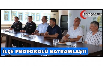İLÇE PROTOKOLÜ BAYRAMLAŞTI