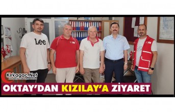 KAYMAKAM OKTAY’DAN KIZILAY’A ZİYARET