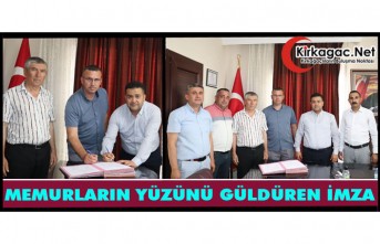 MEMURLARIN YÜZÜNÜ GÜLDÜREN İMZA 