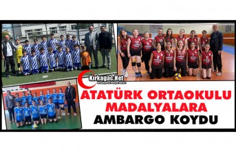 ATATÜRK ORTAOKULU MADALYALARA AMBARGO KOYDU