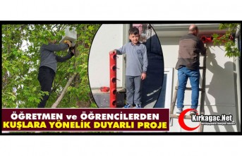 BAKIR’DA ÖĞRETMEN ve ÖĞRENCİLERDEN KUŞLARA...