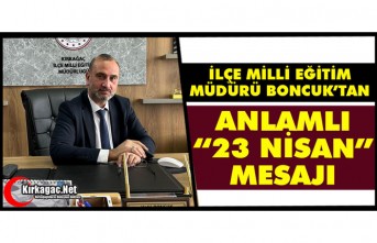 BONCUK’TAN ANLAMLI 23 NİSAN” MESAJI