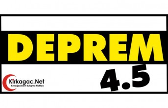 DEPREM..4.5 İLE SARSILDIK