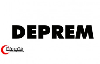 İZMİR KÖRFEZİNDE DEPREM