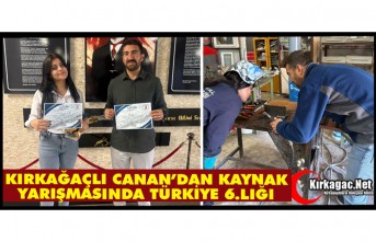 KIRKAĞAÇLI CANAN’DAN KAYNAK YARIŞMASINDA TÜRKİYE...