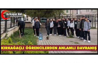 KIRKAĞAÇLI ÖĞRENCİLERDEN “İYİLİK HAFTASINDA”...