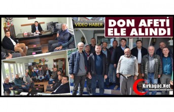 KIRKAĞAÇ’TA DON AFETİ NEDENİYLE TOPLANTI YAPILDI(VİDEO)
