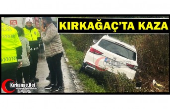 KIRKAĞAÇ’TA KORKUTAN KAZA