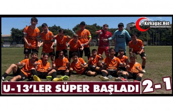 ALTAYSPOR U-13 "SÜPER" BAŞLADI 2-1