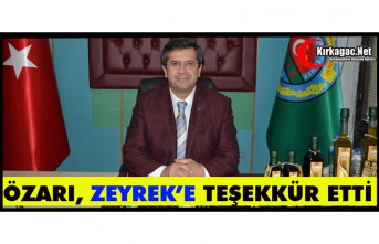 BÜYÜKŞEHİR’İN HİBE DESTEĞİNE ÖZARI’DAN TEŞEKKÜR