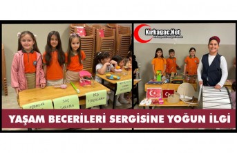 KIRKAĞAÇ'TA YAŞAM BECERİLERİ SERGİSİNE YOĞUN İLGİ