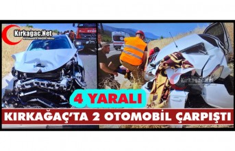 KIRKAĞAÇ’TA KAZA 4 YARALI