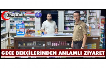 ÇARŞI VE MAHALLE BEKÇİLERİNDEN ANLAMLI ZİYARET
