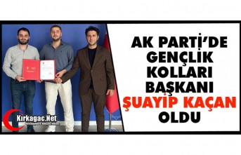 KIRKAĞAÇ AK PARTİ GENÇLİK KOLLARI BAŞKANI ŞUAYİP KAÇAN OLDU