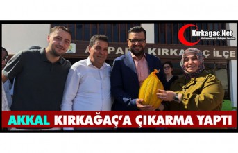 AK PARTİLİ AKKAL KIRKAĞAÇ’A ÇIKARMA YAPTI
