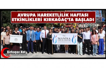 AVRUPA HAREKETLİLİK HAFTASI ETKİNLİKLERİ BAŞLADI
