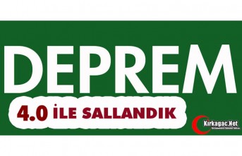 DEPREMLER DEVAM EDİYOR.. 4.0 İLE SALLANDIK