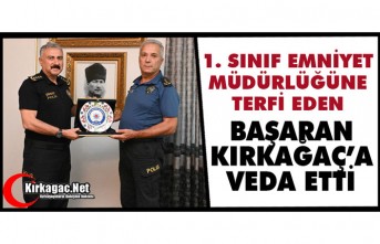 RÜTBE ALAN BAŞARAN KIRKAĞAÇ’A VEDA ETTİ