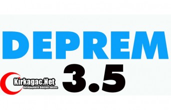 BİR DEPREM DAHA ... 3.5