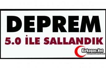 DEPREM..5.0 İLE SALLANDIK