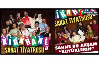 TİYATRODA SAHNE BU AKŞAM “BÜYÜKLERİN” 