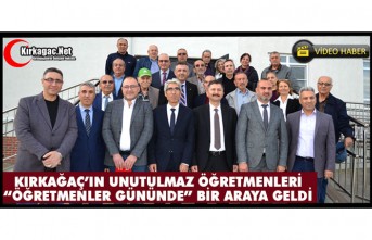 UNUTULMAZ ÖĞRETMENLER "ÖĞRETMENLER GÜNÜNDE" BİR ARAYA GELDİ(VİDEO)