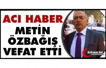 ACI HABER.. METİN ÖZBAĞIŞ VEFAT ETTİ