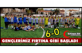 GENÇLERİMİZ GOL OLDU YAĞDI 6-0