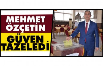 15 YILLIK BAŞKAN ÖZÇETİN, GÜVEN TAZELEDİ
