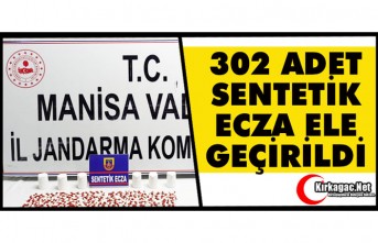 302 SENTETİK ECZA ELE GEÇİRİLDİ